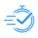 Stopwatch with a checkmark